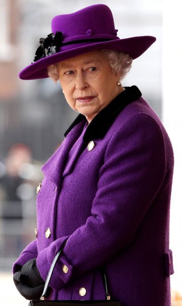 Amused? Die Queen (c) Getty Images/Chris Jackson