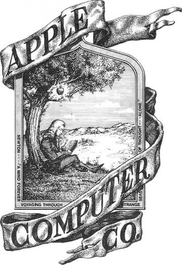 Das erste Apple-Logo (c) Apple