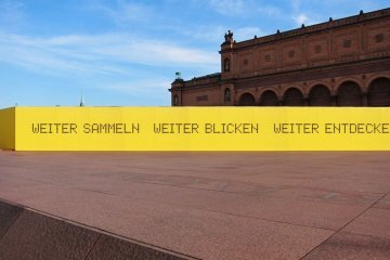 Der einzige Bauzaun mit eigenem Hashtag (c) Hamburger Kunsthalle