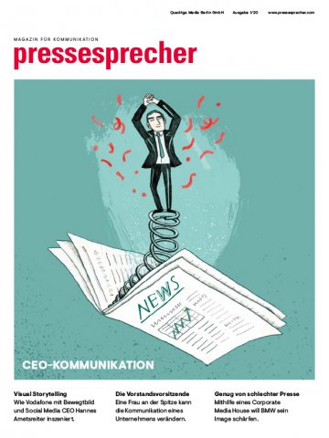 Die neue Ausgabe des pressesprecher: CEO-Kommunikation 01/2020 / (c) pressesprecher