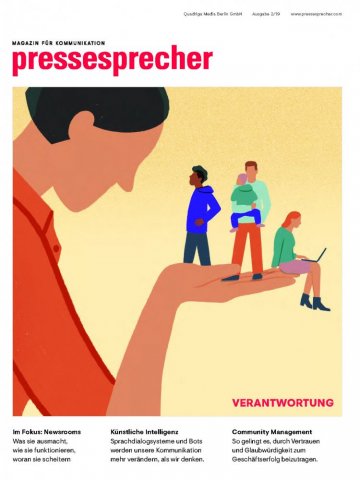 Die neue Pressesprecher-Print-Ausgabe 02/2019: Verantwortung