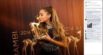 Jury-Mitglied Ariana Grande war durch ihre Fanbase die perfekte Multipikatorin (c) Hubert Burda Media